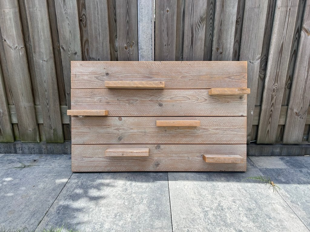 Wandbord hout, Ophalen, 110 cm, Gebruikt, Hout