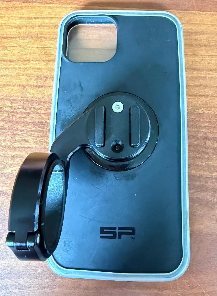 SP Connect Phone case iPhone 12/13/14/15, Kunststof, Zwart, IPhone 12, Frontje of Cover