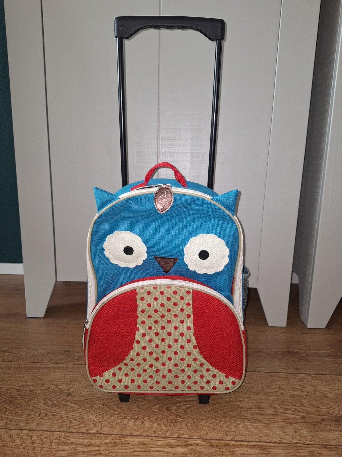 Skip Hop Zoo Luggage, reistrolley voor kinderen, Ophalen, Wieltjes, Blauw, Minder dan 40 cm