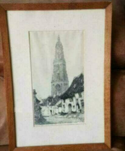 Gravure anton pieck cuneratoren rhenen 1922, Ophalen