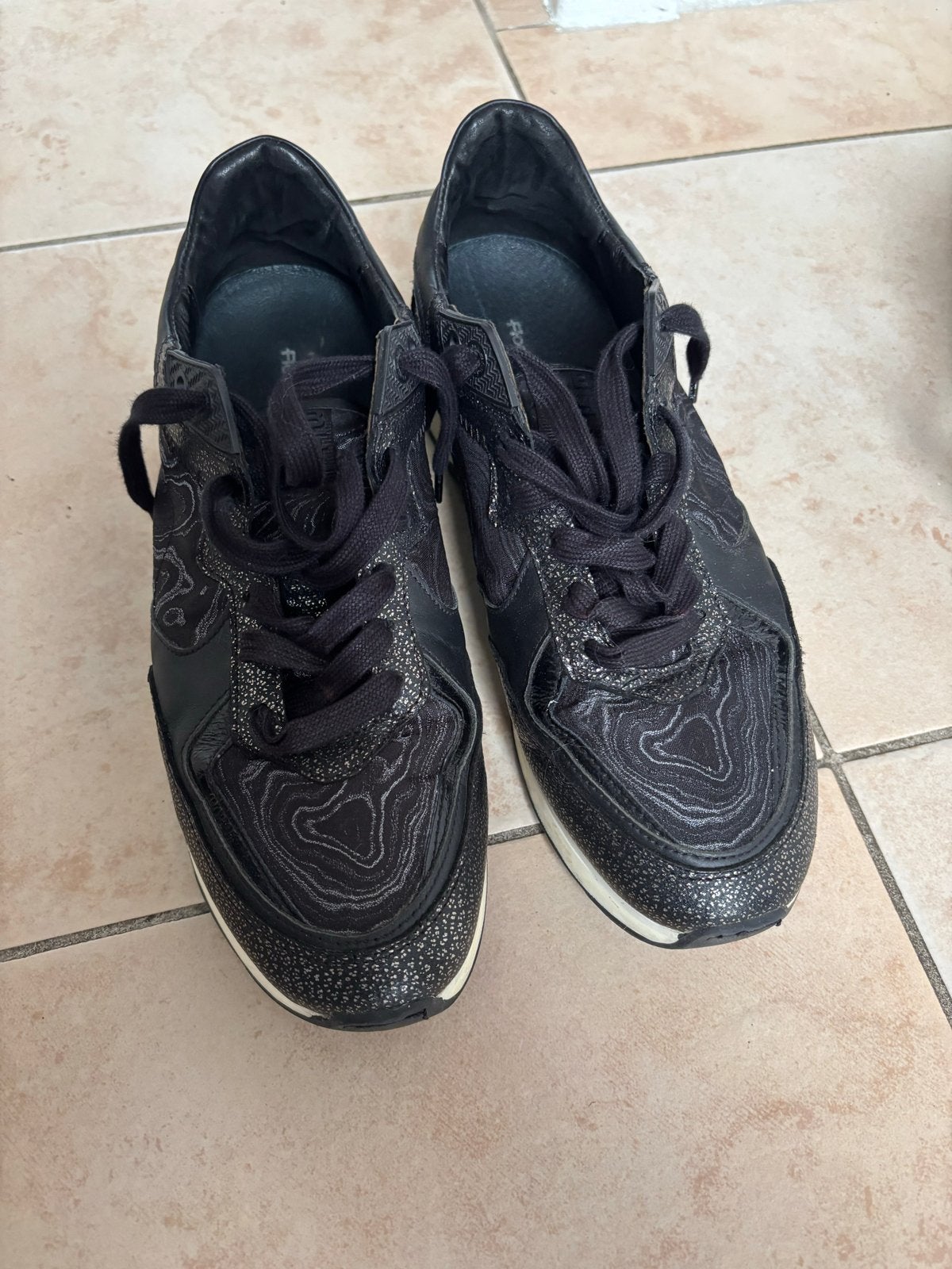 Floris van Bommel sneakers dames maat 40 zwart, Ophalen of Verzenden, Gedragen, Zwart, Sneakers of Gympen