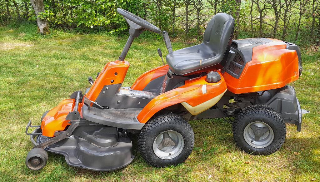 Husqvarna R213c, Tuin en Terras, Ophalen, Zo goed als nieuw, Husqvarna, Mulchfunctie