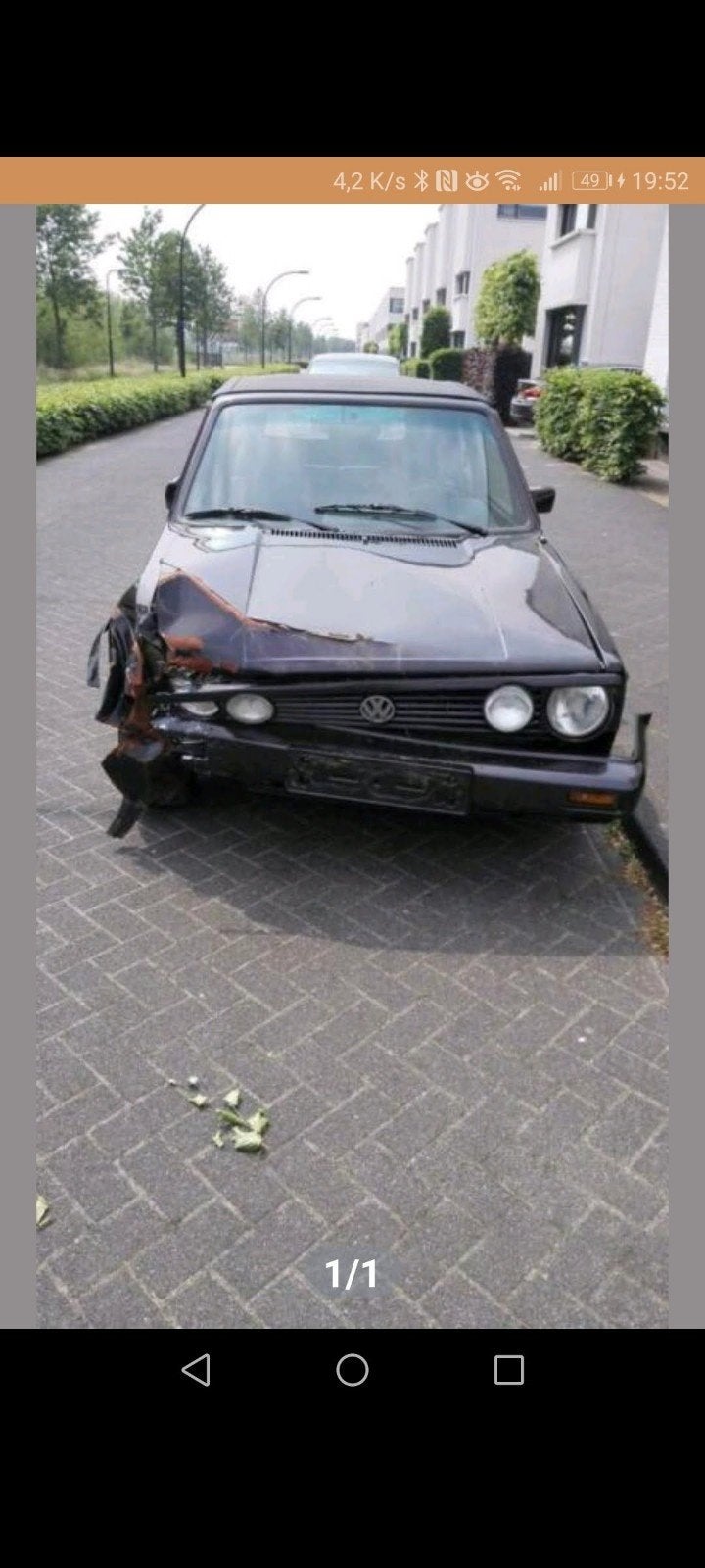 onderdelen tbv Volkswagen Golf type 1+ cabrio, Ophalen of Verzenden, Gebruikt, Volkswagen