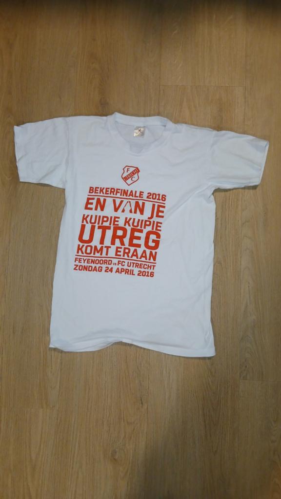 FC Utrecht Bekerfinale 2016 kindershirt, Ophalen of Verzenden, Zo goed als nieuw, Overige maten, Wit