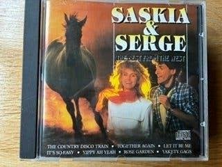 Saskia & Serge - The Best From The West CD, Inclusief boekje, Gebruikt, Pop, Ophalen of Verzenden