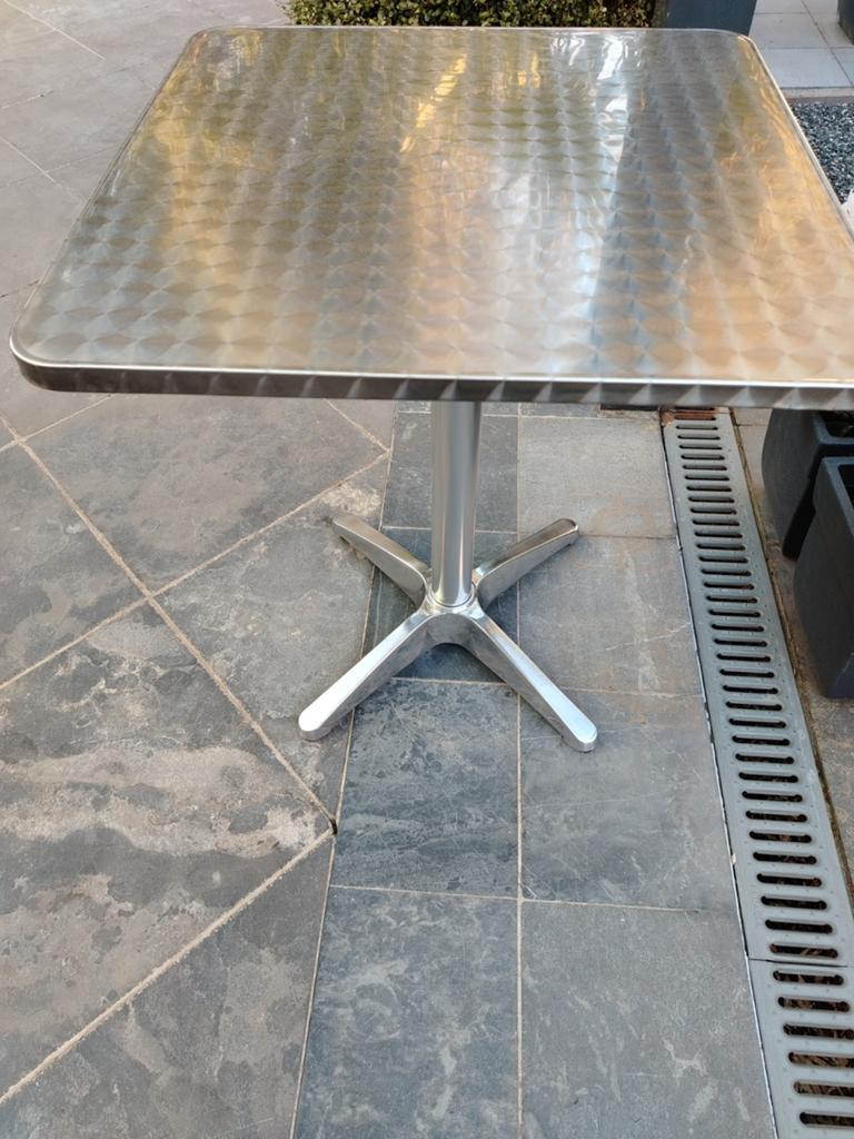 Nieuwe vierkante tafel 60x60 cm, hoogte 72 cm, Huis en Inrichting, Tafels | Eettafels, Ophalen, 50 tot 100 cm, Vierkant, 50 tot 100 cm