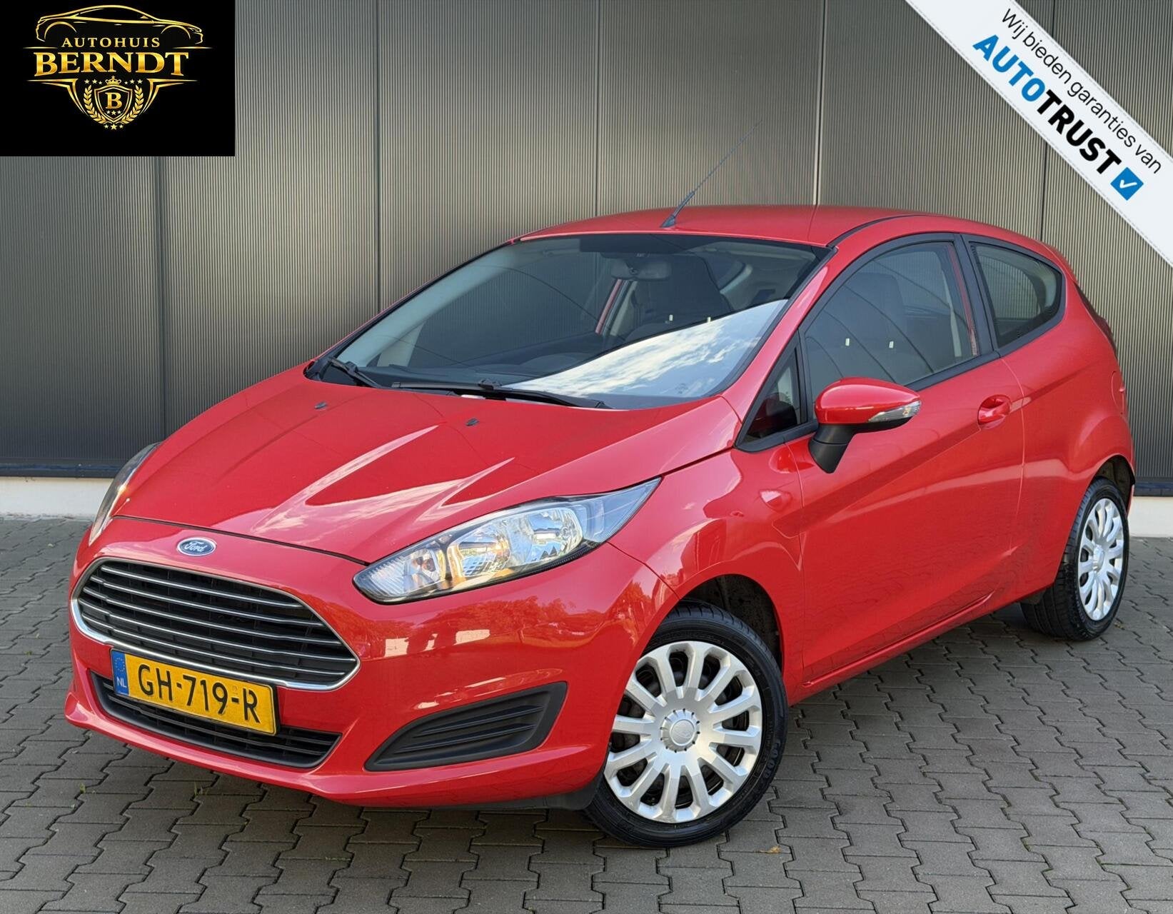 Ford Fiesta 1.0 Style Airco Elektrische ramen NL auto APK, Stof, Gebruikt, 525 kg, Met garantie (alle)