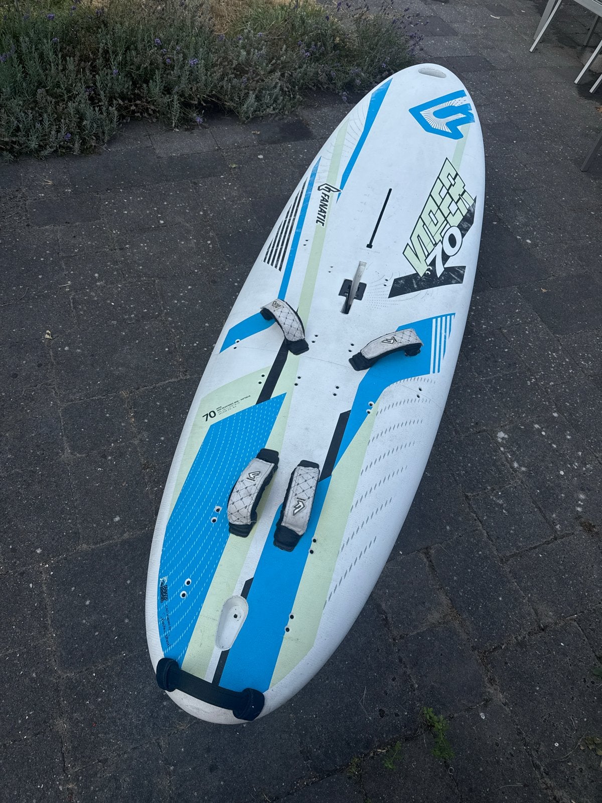 Fanatic Viper 70 Windsurfboard met zwaard en vin, Watersport en Boten, Windsurfen, Ophalen, 250 tot 300 cm, Gebruikt, Fanatic