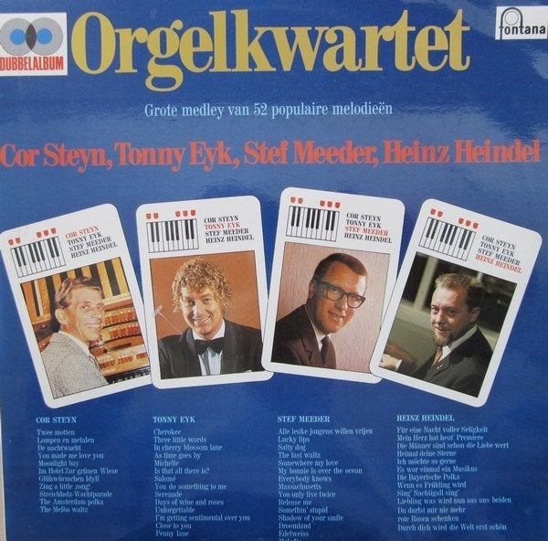 LP - Cor Steyn, Tonny Eyk, Stef Meeder, Heinz Heindel ‎– Org, Beschermende buitenhoes, Ophalen of Verzenden, Gebruikt, 12 inch