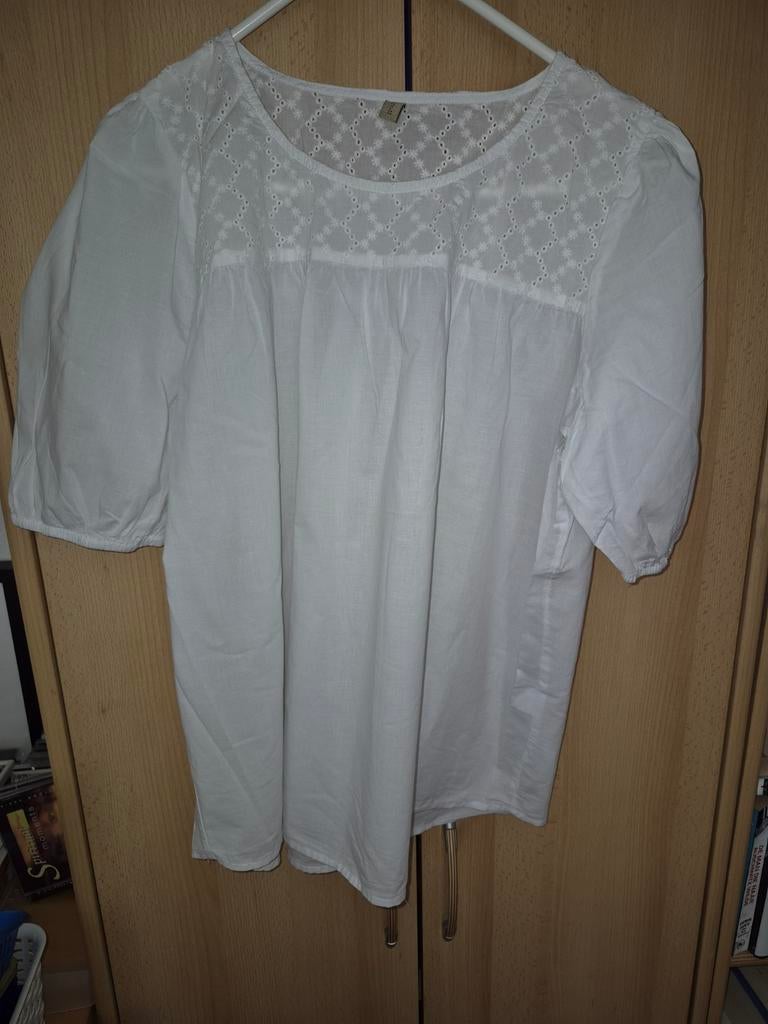 Witte Soya Concept blouse met borduursel, Wit, Maat 42/44 (L), Soya Concept, Ophalen of Verzenden