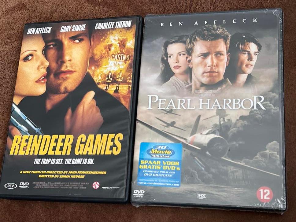2 Ben Affleck films: Pearl Harbor (nieuw) & Reindeer Games, Vanaf 16 jaar, Ophalen of Verzenden, Zo goed als nieuw, Actie