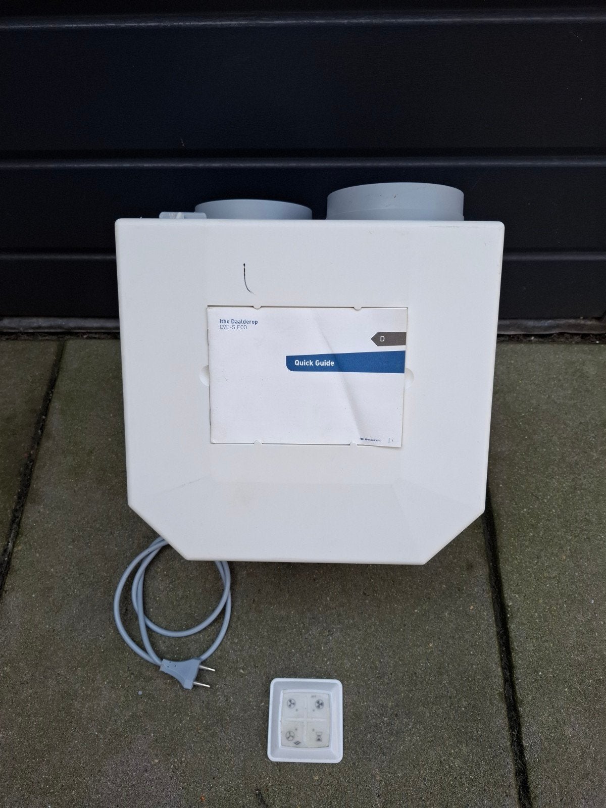 itho ventilatibox met afstandsbediening en vochtsensor, Doe-het-zelf en Verbouw, Ventilatie en Afzuiging, Ophalen, Gebruikt, Afzuiger