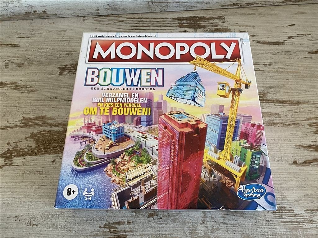 Monopoly bouwen een strategisch bordspel [s942], Verzenden, Zo goed als nieuw