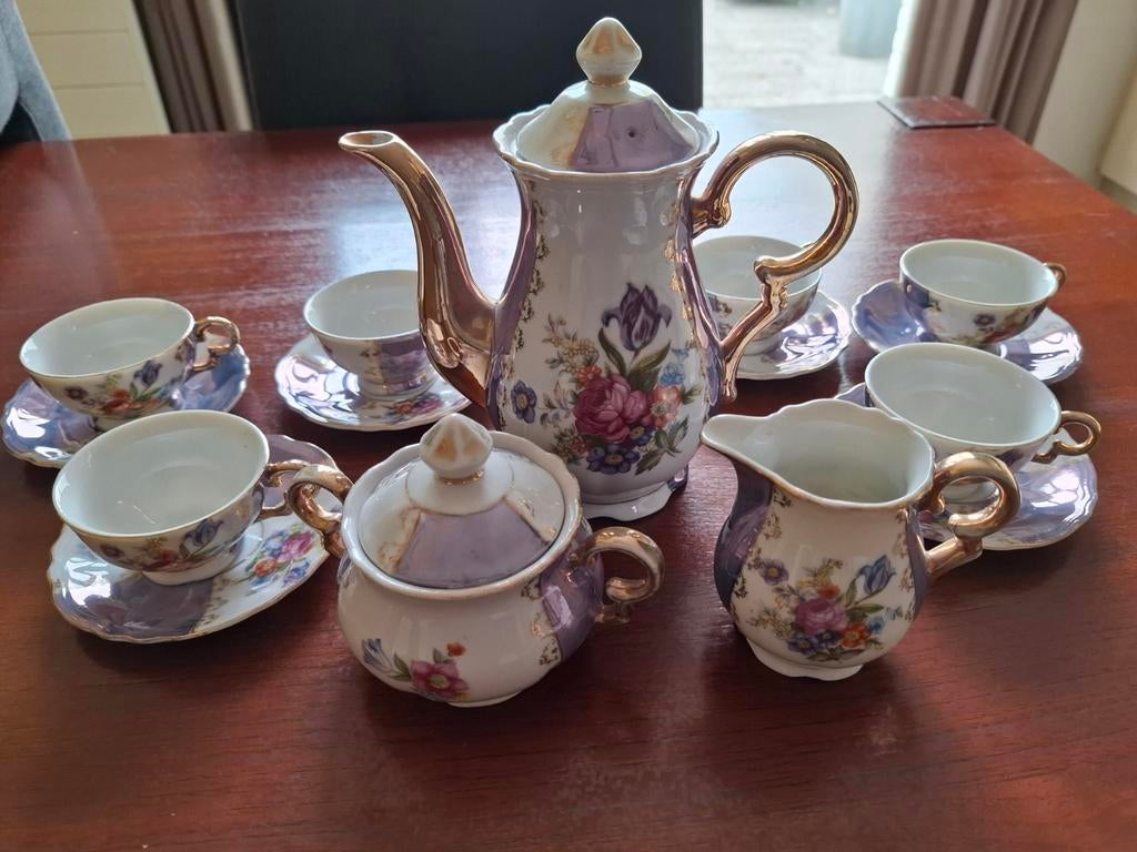 Oud klein koffieserviesje, Antiek en Kunst, Antiek | Servies compleet, Ophalen