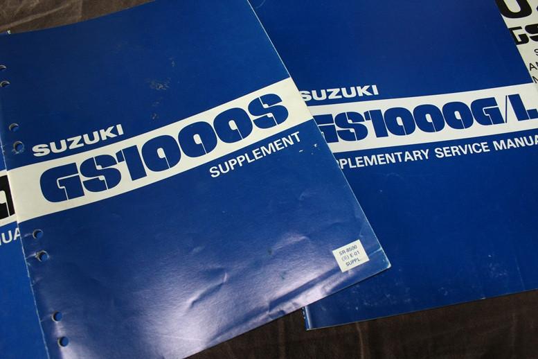 Suzuki GS1000 1978 1980 motorcycle service manual 1000 G/L S, Motoren, Handleidingen en Instructieboekjes, Ophalen of Verzenden