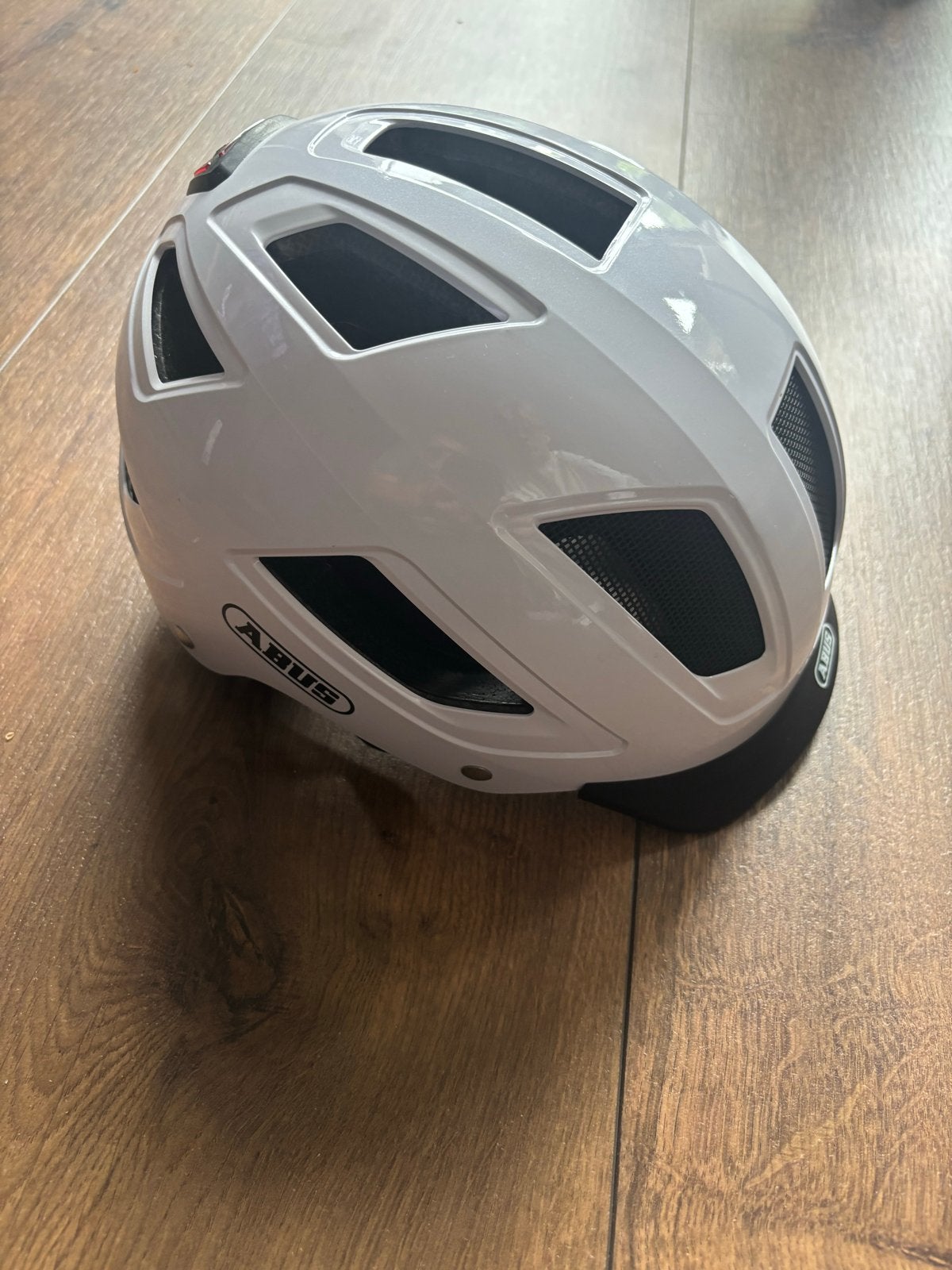 ABUS Hyban 2.0 Fietshelm - Wit - Maat L 55-61, Fietsen en Brommers, Fietsaccessoires | Fietshelmen, Ophalen of Verzenden, Zo goed als nieuw