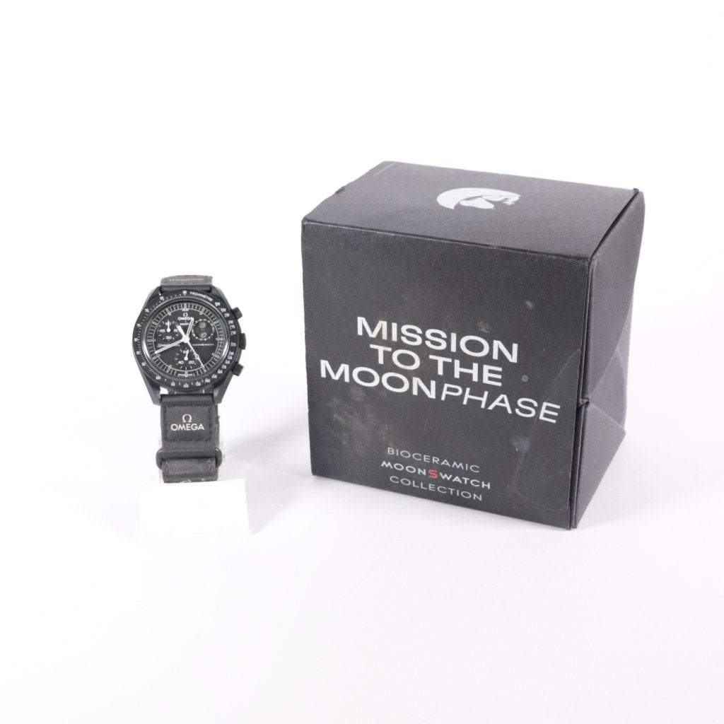Swatch x Omega Mission to the Moonphase - Zeer Nette Staat, Sieraden, Tassen en Uiterlijk, Horloges | Heren, Swatch, Gebruikt