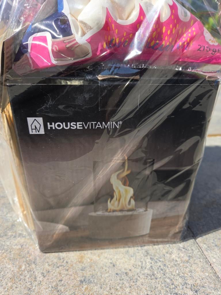 Housevitamin Tafelhaard (bio ethanol) - Nieuw in doos, Ophalen of Verzenden, Nieuw, Vrijstaande haard, Overige soorten