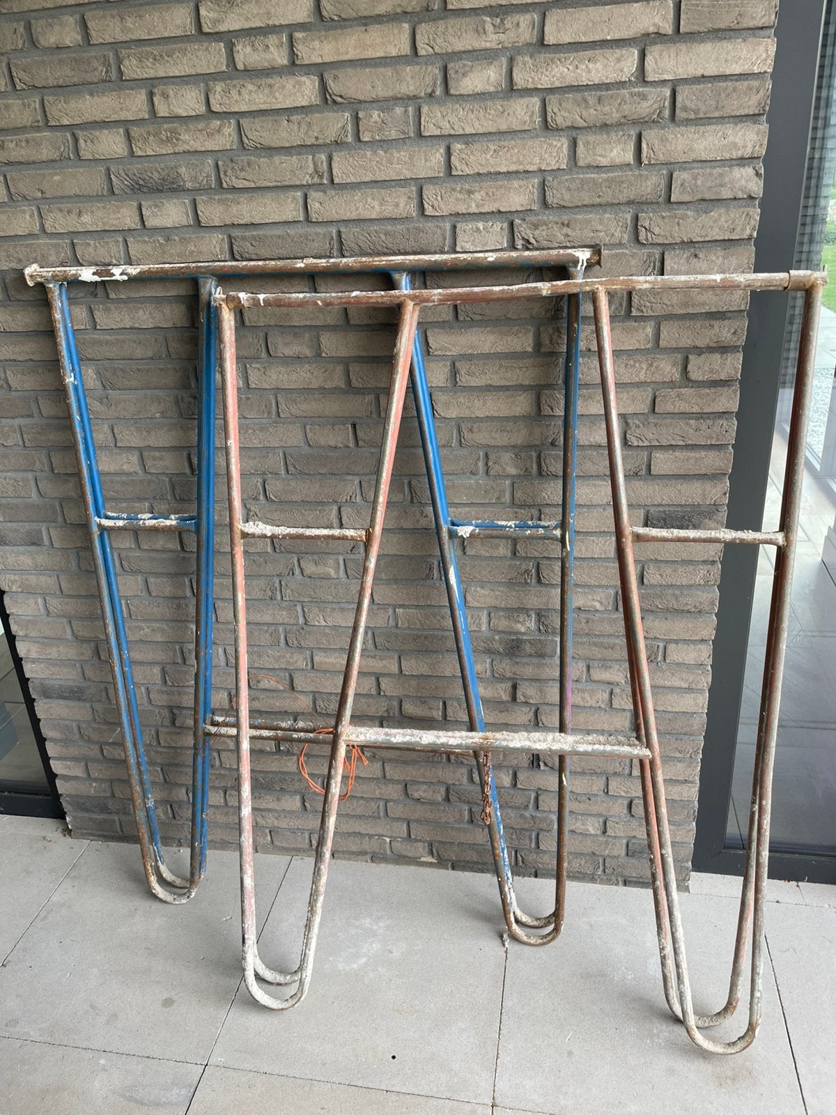 2 hoge bouwschragen/ metselschraag, Ophalen, Zo goed als nieuw, Overige typen, Minder dan 2 meter