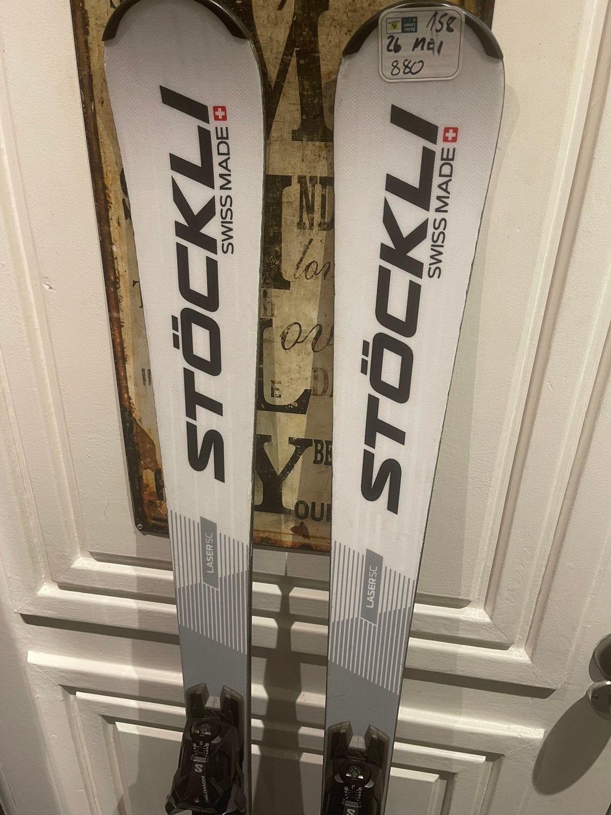 158cm 2016 mei STÖCKLI LASER SC 1600€ uniek productie datum, Overige merken, 160 tot 180 cm, STOCKLI, Ophalen of Verzenden