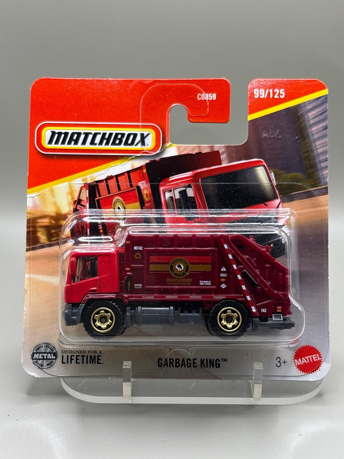 Matchbox Garbage King Vuilniswagen - Nieuw in verpakking, Nieuw, Ophalen of Verzenden, Mattel, Bus of Vrachtwagen