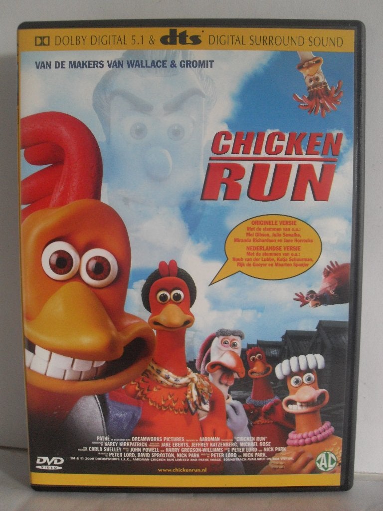 Chicken Run (originele dvd), Europees, Gebruikt, Animatie, Alle leeftijden