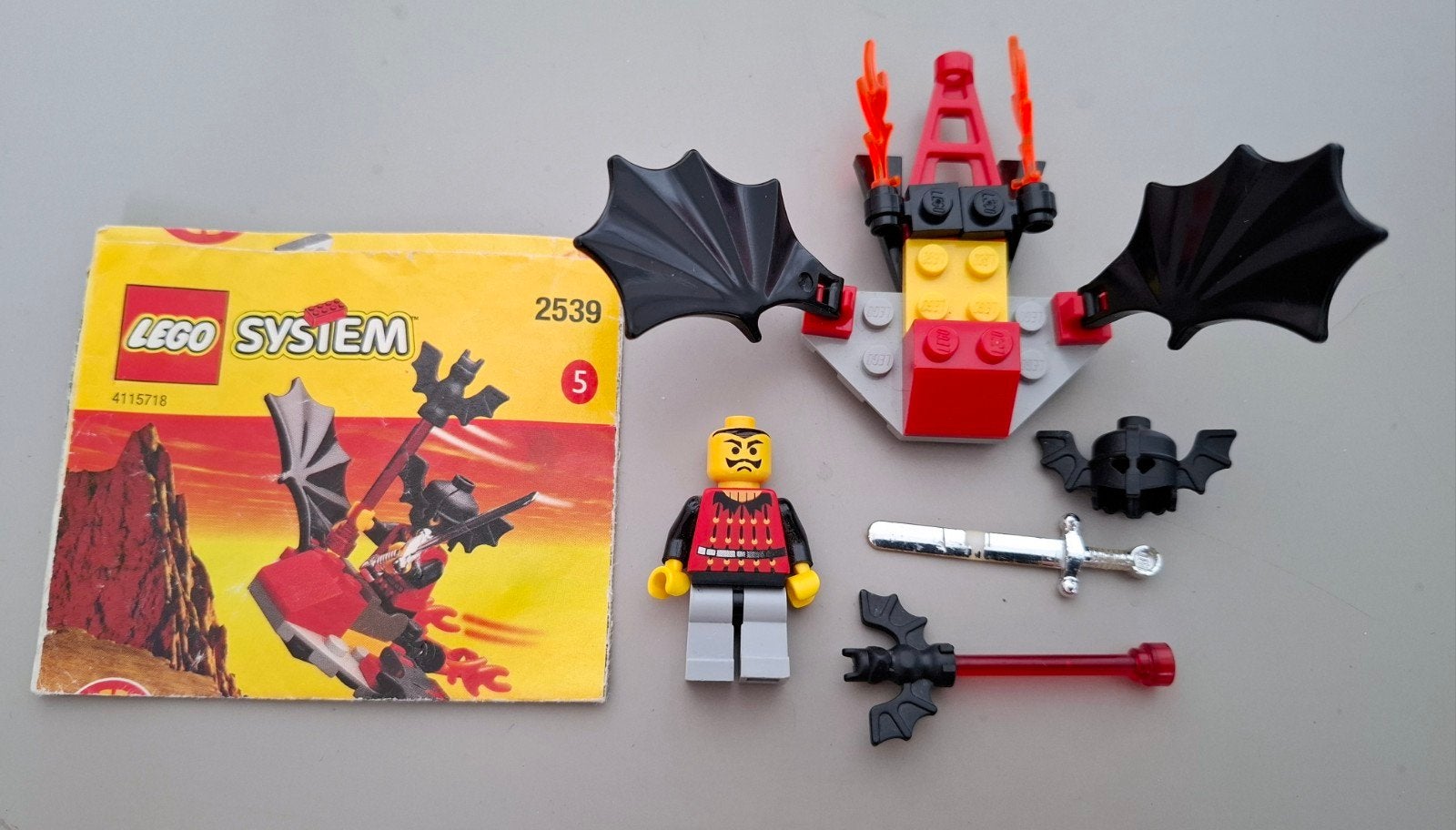 Lego Fright Knights / Flying Machine / 2539, Ophalen of Verzenden, Zo goed als nieuw