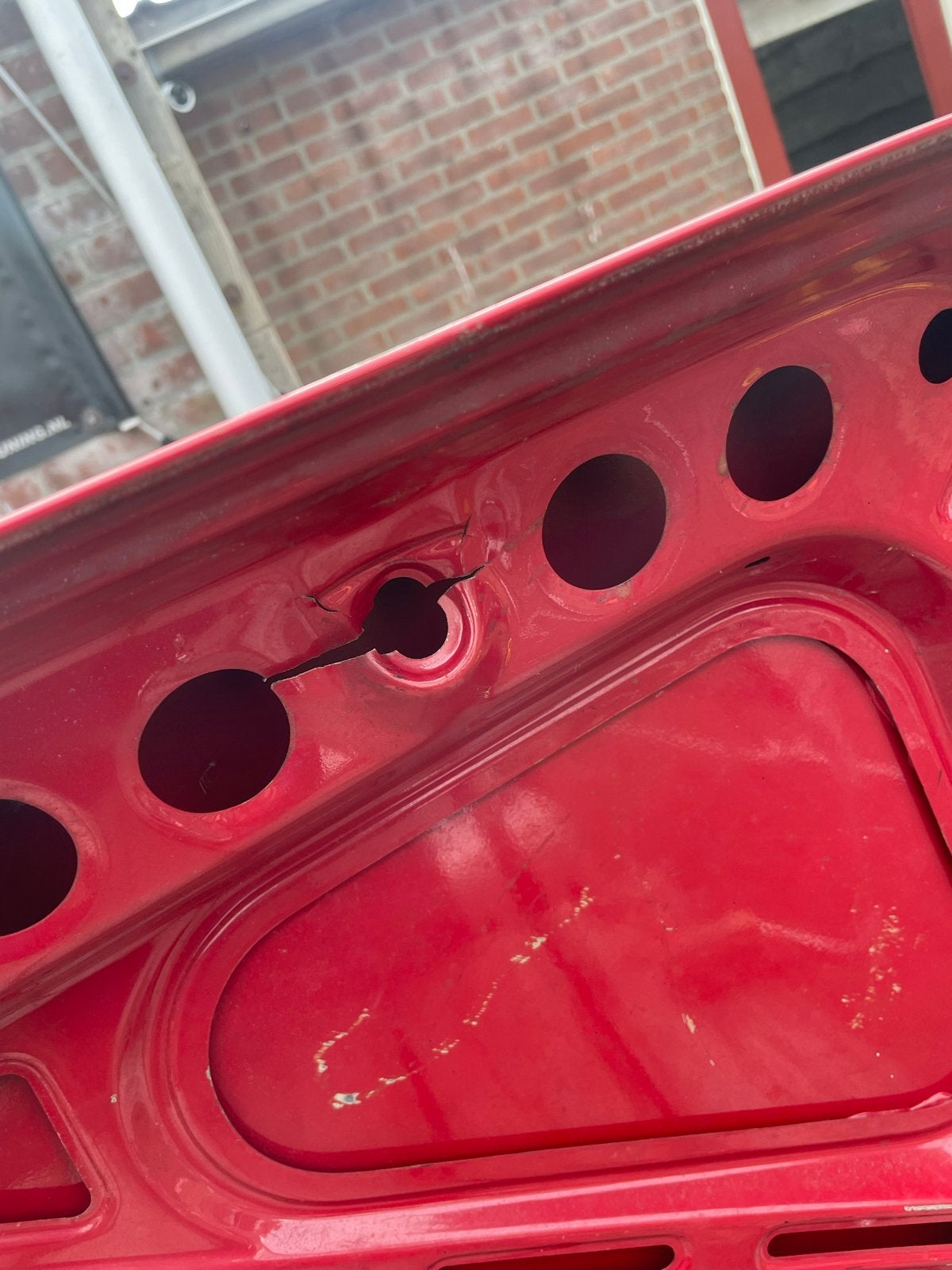 BMW E30 Achterklep Kofferklep Rood - Gebruikt, Roestvrij, Ophalen, Gebruikt, Achterklep, Achter