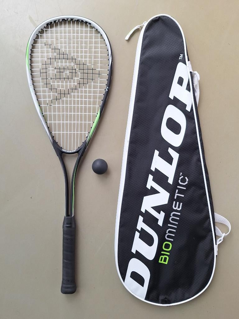 lot 11st squashrackets Dunlop Prince Saxon squash-racket, Ophalen of Verzenden, Gebruikt, Racket, Met hoes