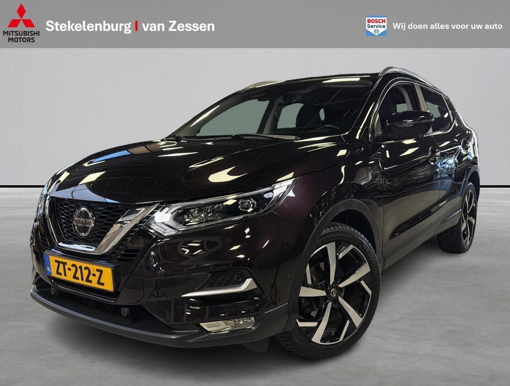 Nissan Qashqai 1.3 DIG-T Tekna Trekhaak, NAP, Auto's, Nissan, Automatische klimaatregeling, Gebruikt, Euro 6, 1290 kg