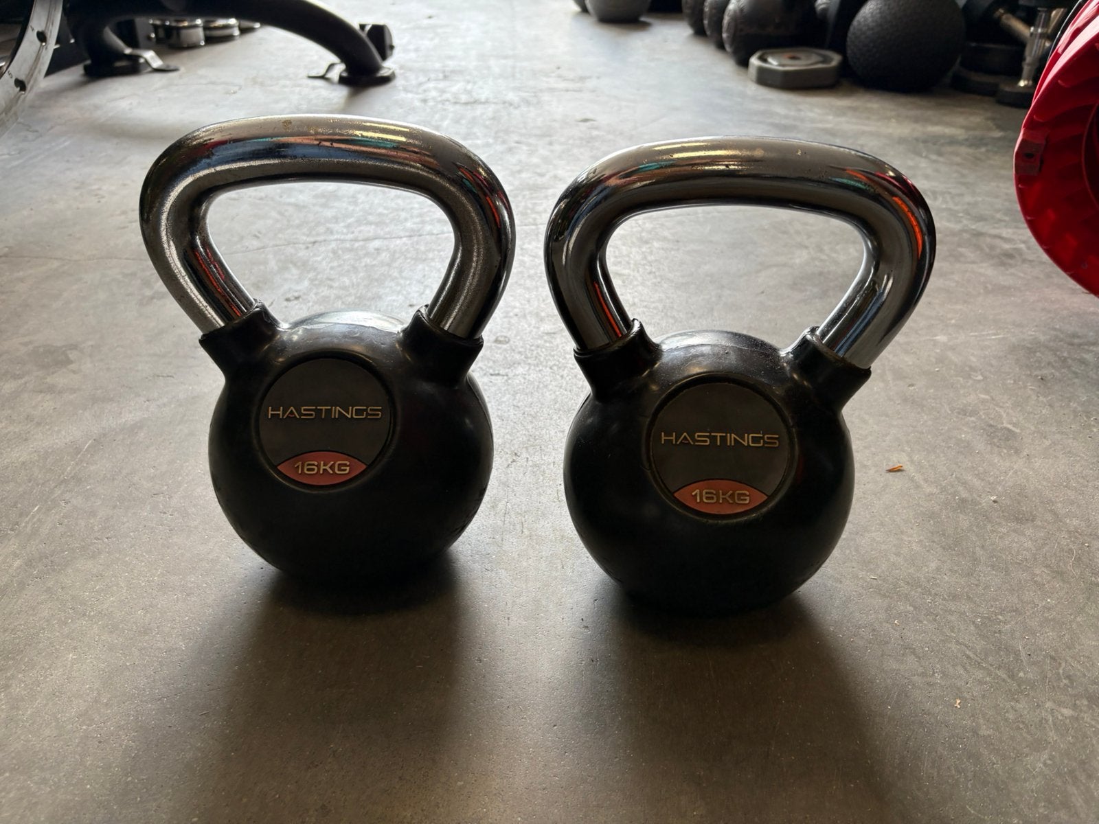 2 x 16 kg kettlebells kettlebell gewichten, Sport en Fitness, Fitnessmaterialen, Ophalen, Gebruikt, Hastings, 2 x 16 kg