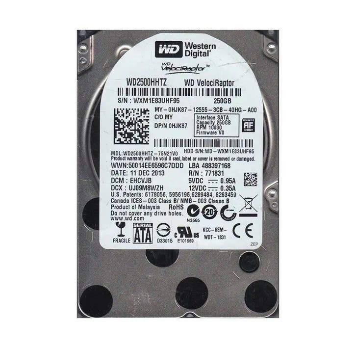 Western Digital VelociRaptor WD2500HHTZ 250GB HDD 2.5" SATA, Computers en Software, Harde schijven, Intern, Ophalen of Verzenden