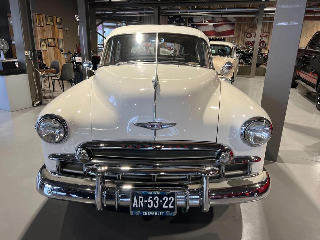Chevrolet De Luxe 1949, Gebruikt, Wit, Handgeschakeld, 6 stoelen