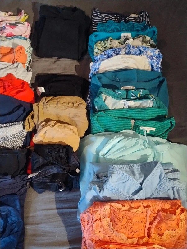 Groot pakket zwangerschapskleding maat s 36, Ophalen of Verzenden, Gedragen, Maat 36 (S), Overige kleuren