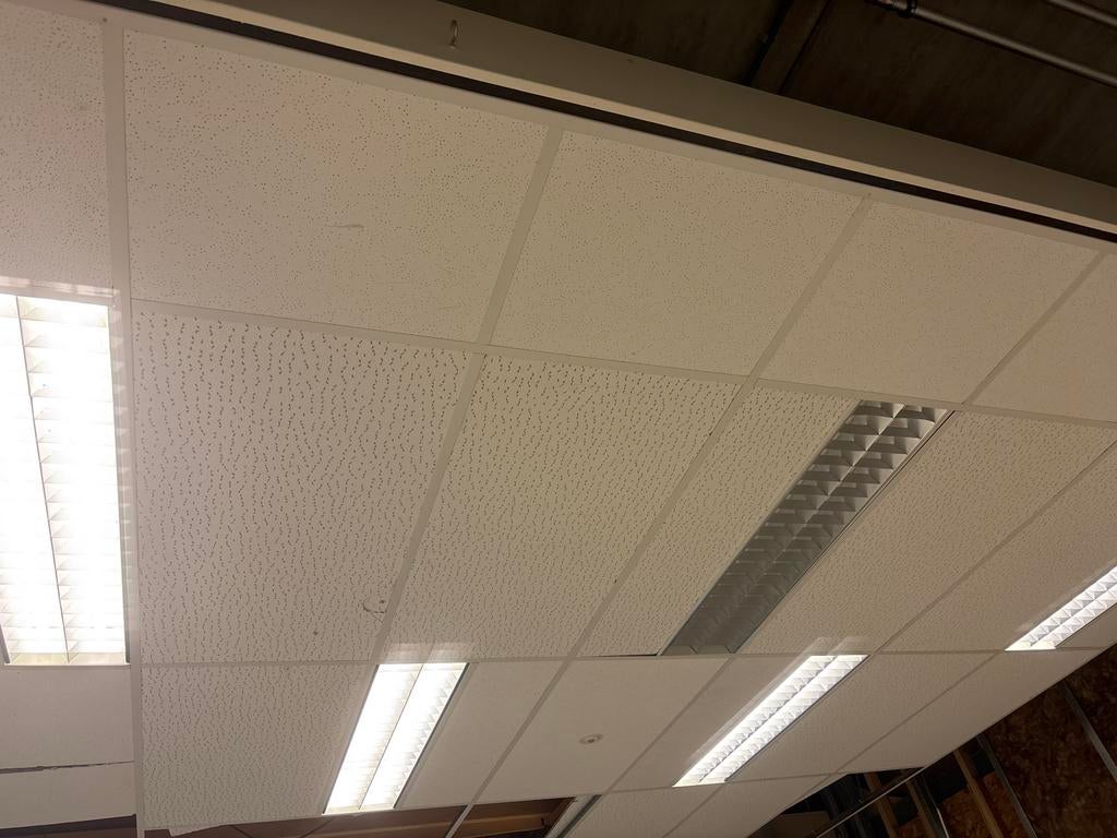Inbouw plafondlampen voor systeemplafond, Ophalen, Gebruikt, Metaal