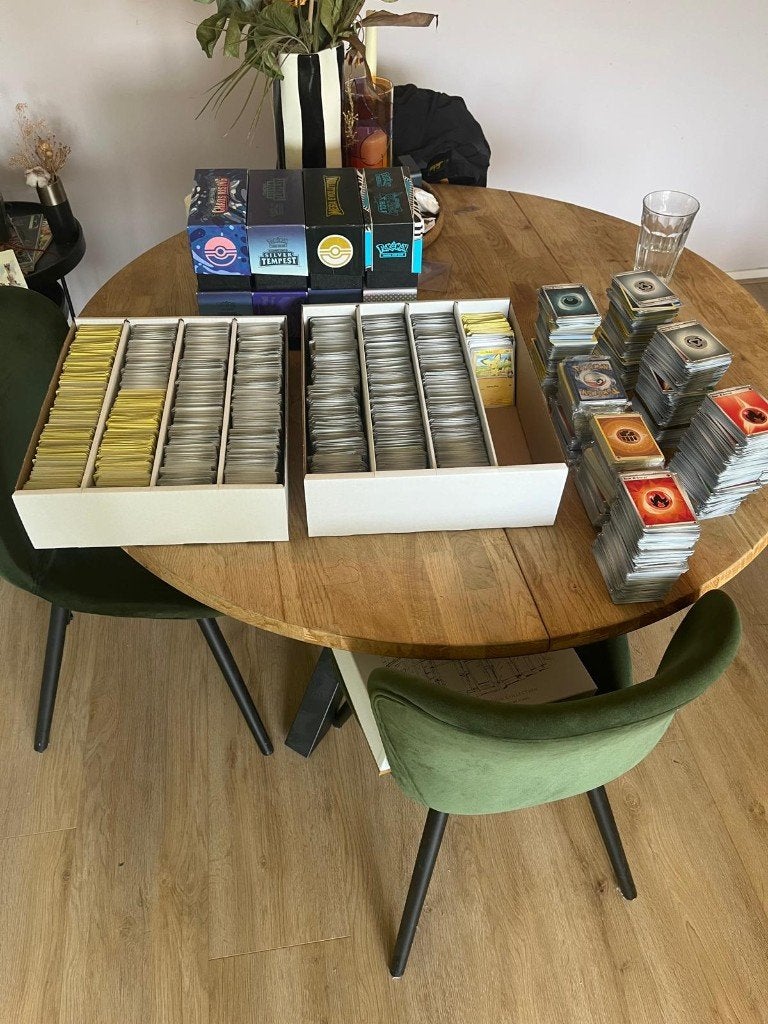 Pokemon Kaarten Bulk - 15.000+ - common/ uncommon/ energies, Ophalen, Gebruikt, Meerdere kaarten