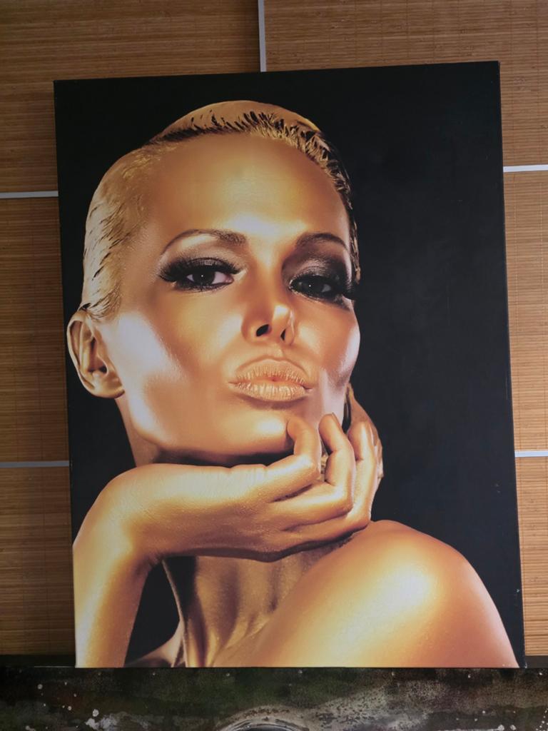 The golden lady., Antiek en Kunst, Ophalen of Verzenden
