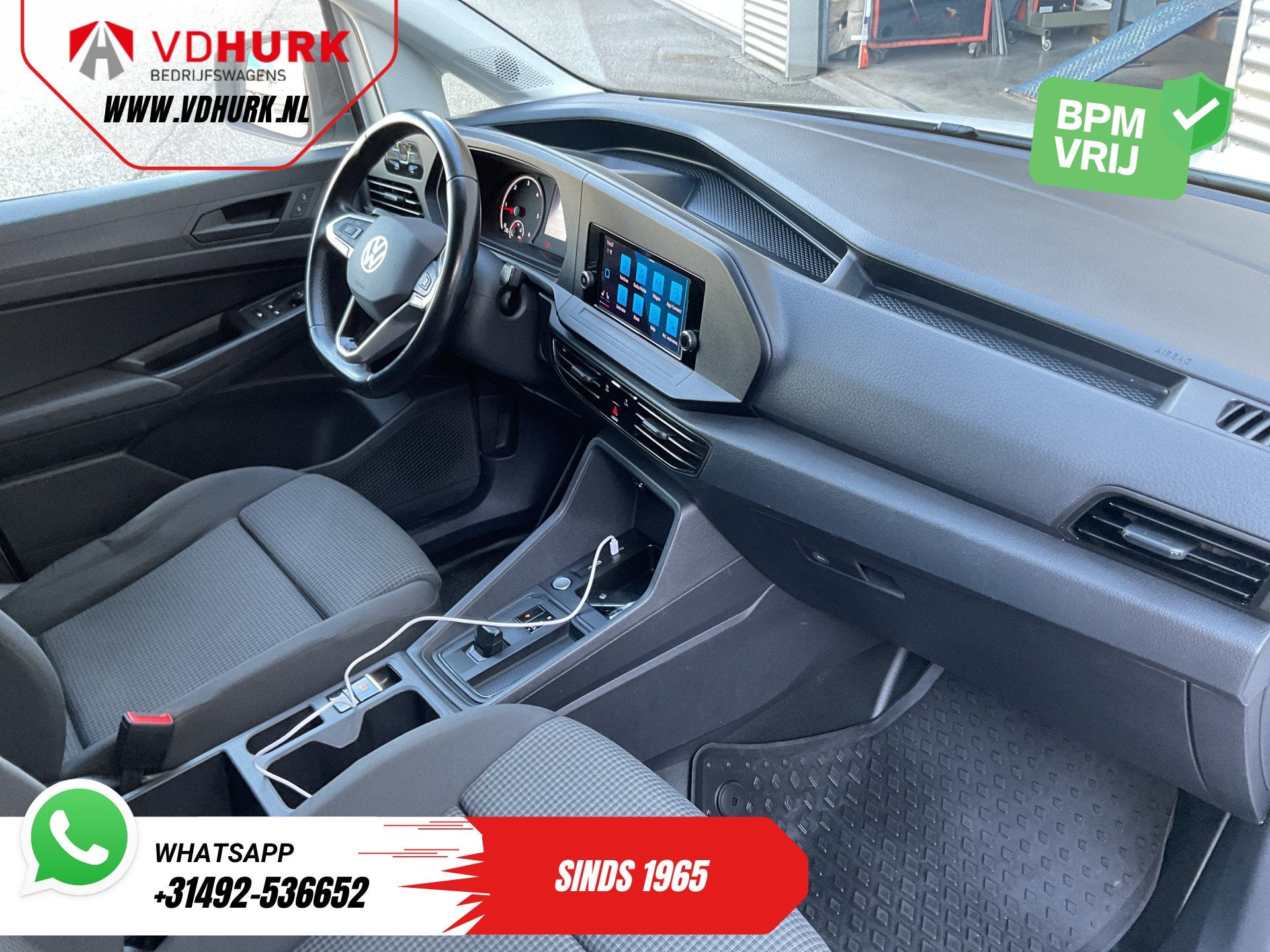 Volkswagen Caddy Cargo 2.0 TDI 125 pk DSG Aut. LED/ 2x Schui, Auto's, Stof, Gebruikt, 4 cilinders, Volkswagen