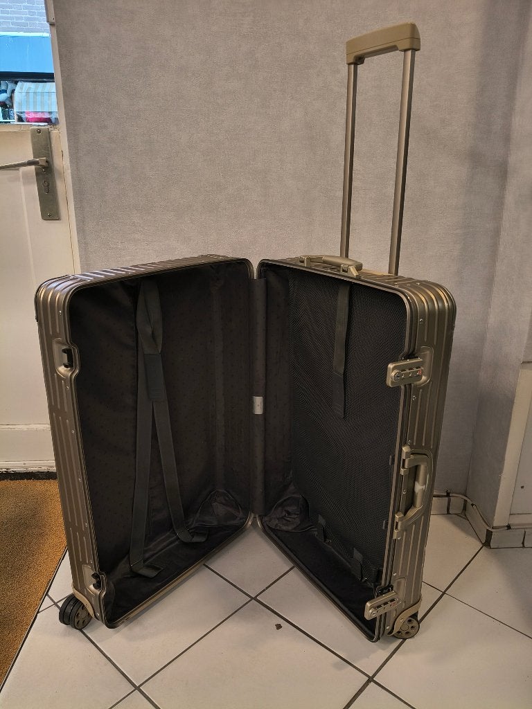 Rimowa Topas 75 Titanium, Ophalen, Gebruikt, 45 tot 55 cm, 70 cm of meer