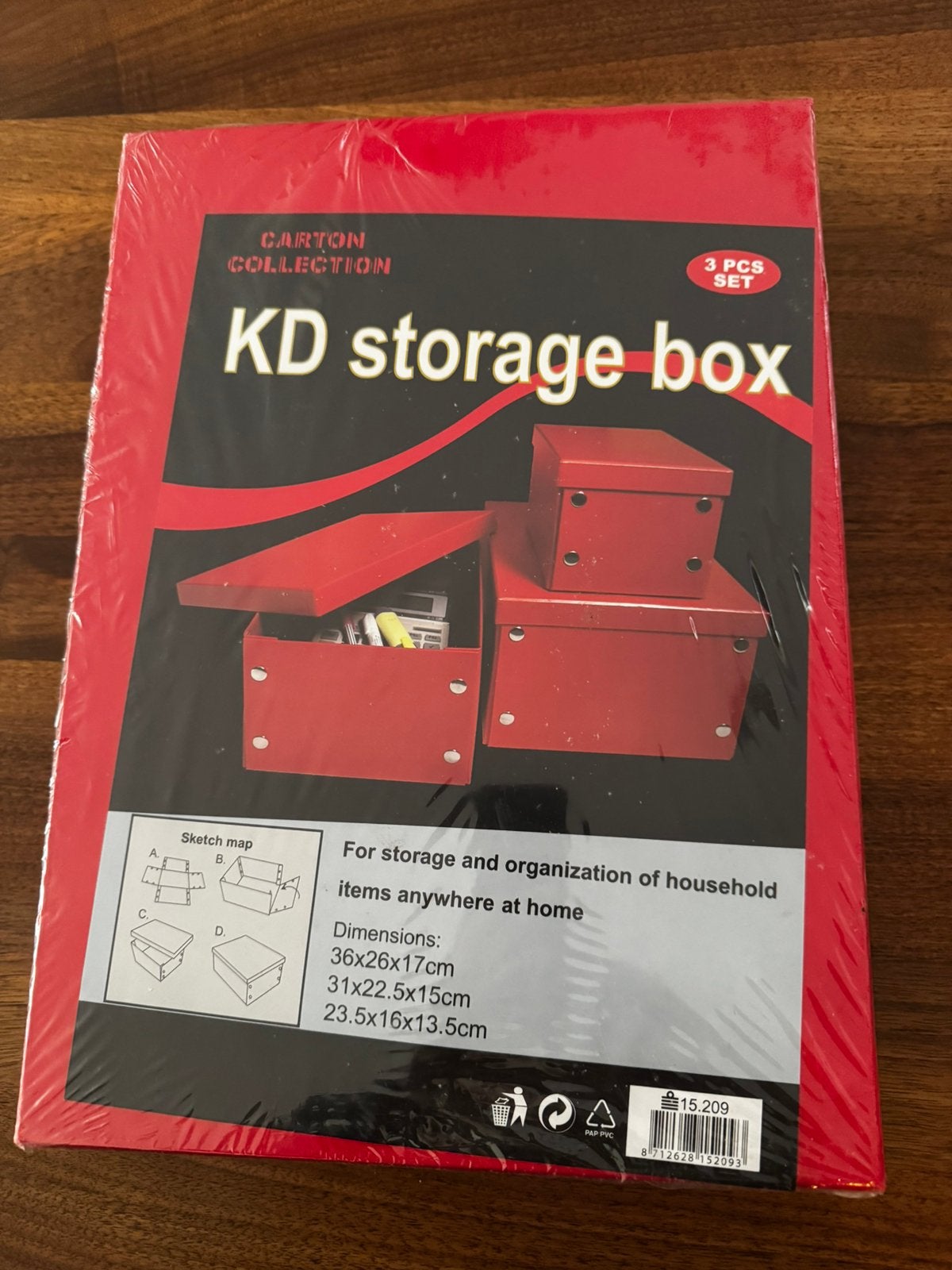 Te koop nieuwe opbergdozen, Doe-het-zelf en Verbouw, Doos, Opvouwbaar, Minder dan 50 cm, Ophalen of Verzenden