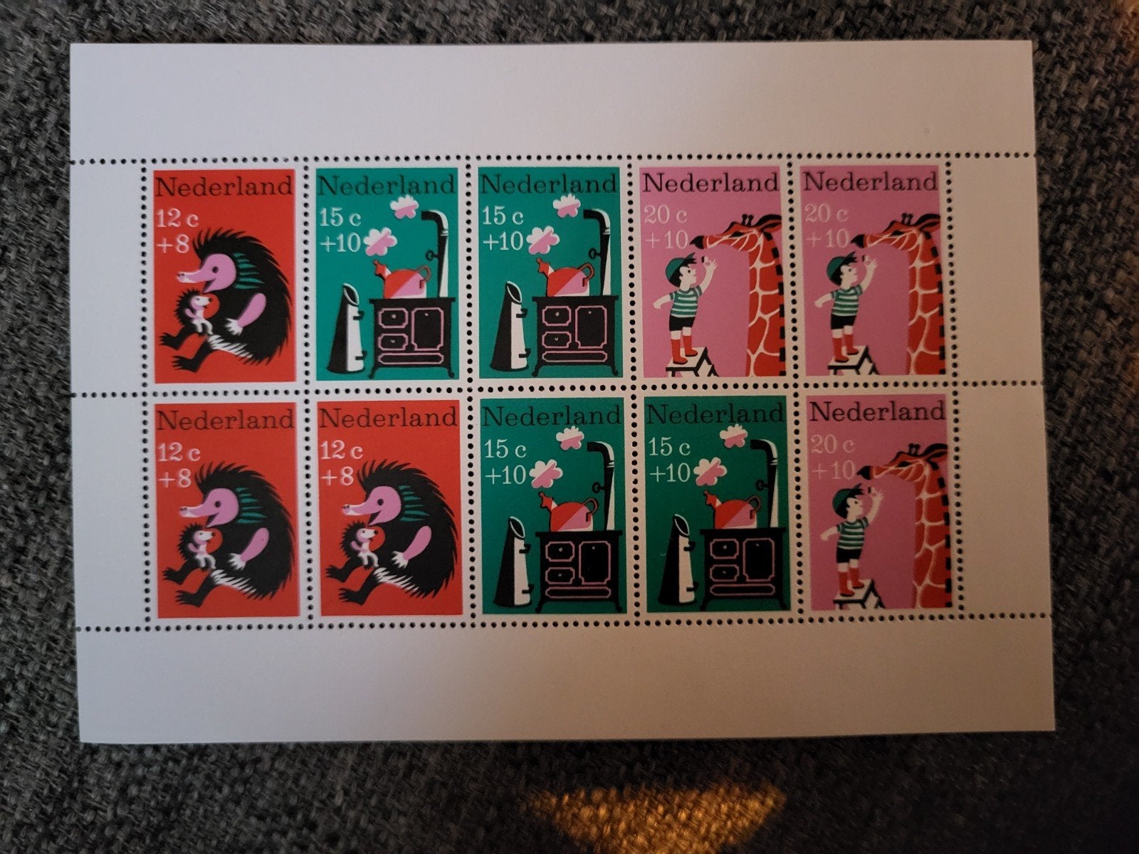 Nederlandse postzegels - Kinderpostzegels velletje, Verzenden, Postfris
