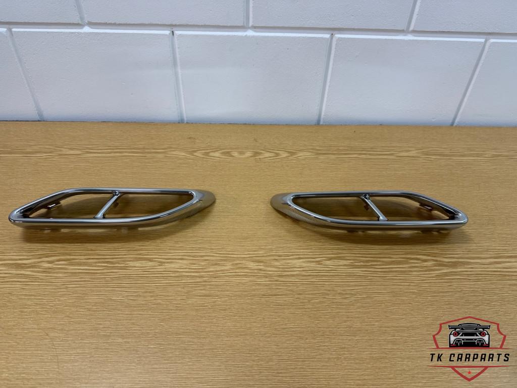 Volkswagen Polo 2G R-line diffuser uitlaat sierstukken, Volkswagen, Volkswagen AG, Nieuw, Achter
