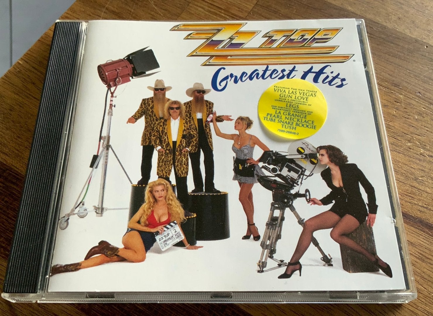 CD ZZ TOP GREATEST HITS 1992 WARNER BROS GERMANY LEGS, Inclusief boekje, Gebruikt, Ophalen of Verzenden, Poprock