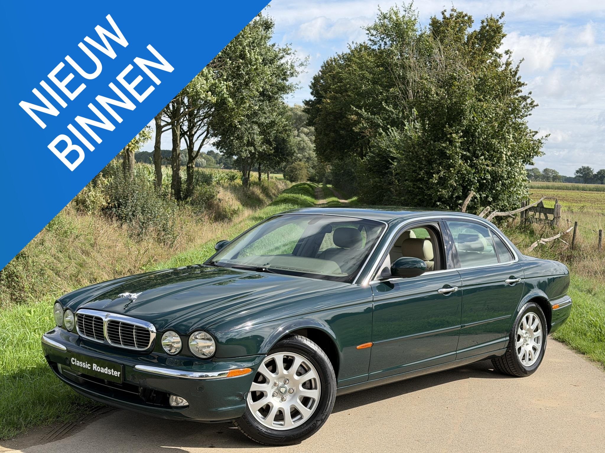 Jaguar XJ X350 3.0 V6, BRITISH RACING GREEN, Automaat, Achterwielaandrijving, Gebruikt, 1514 kg