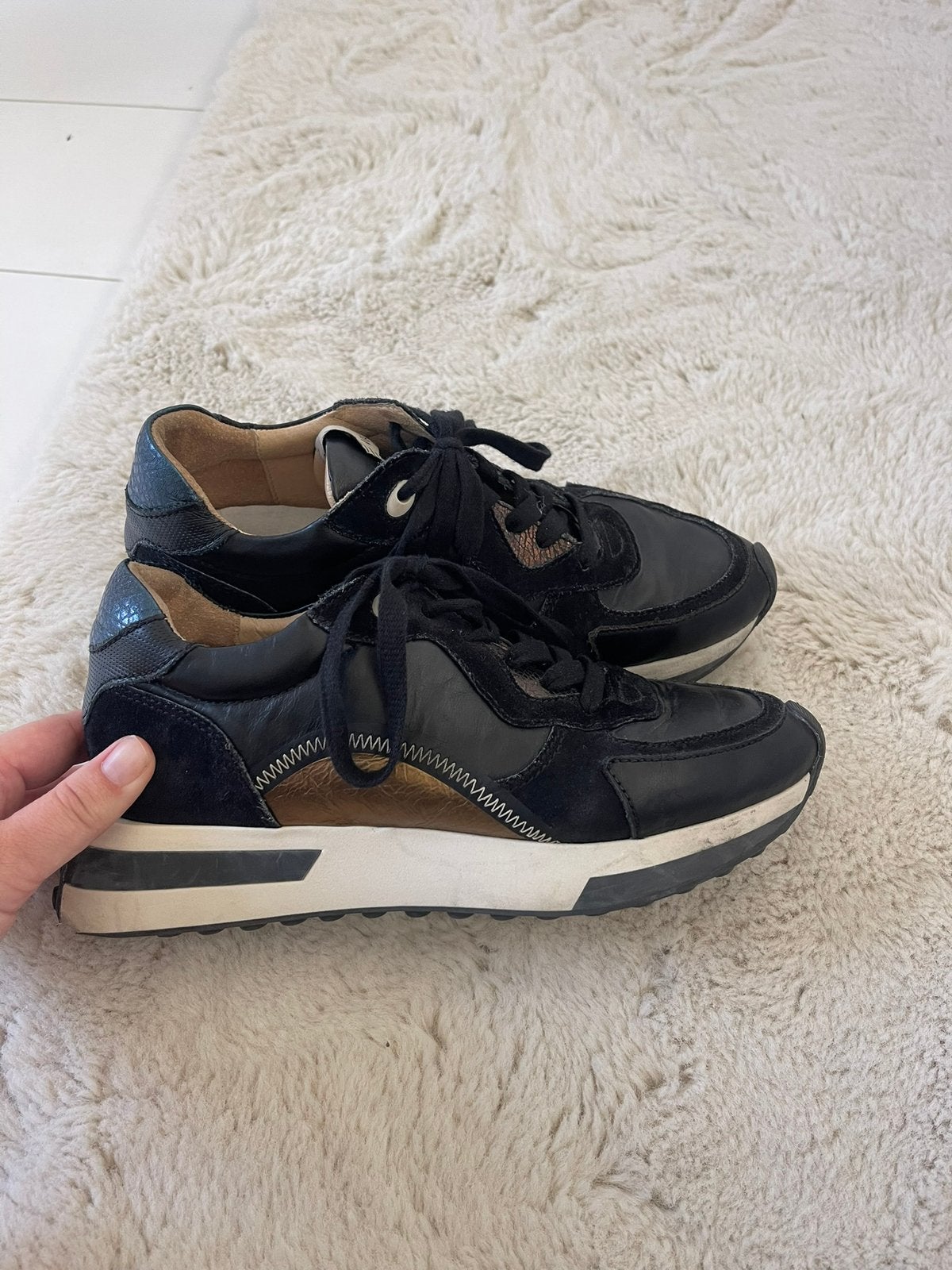 Viavai sneakers schoenen zwart maat 38, Kleding | Dames, Ophalen of Verzenden, Zo goed als nieuw, Zwart, Sneakers of Gympen
