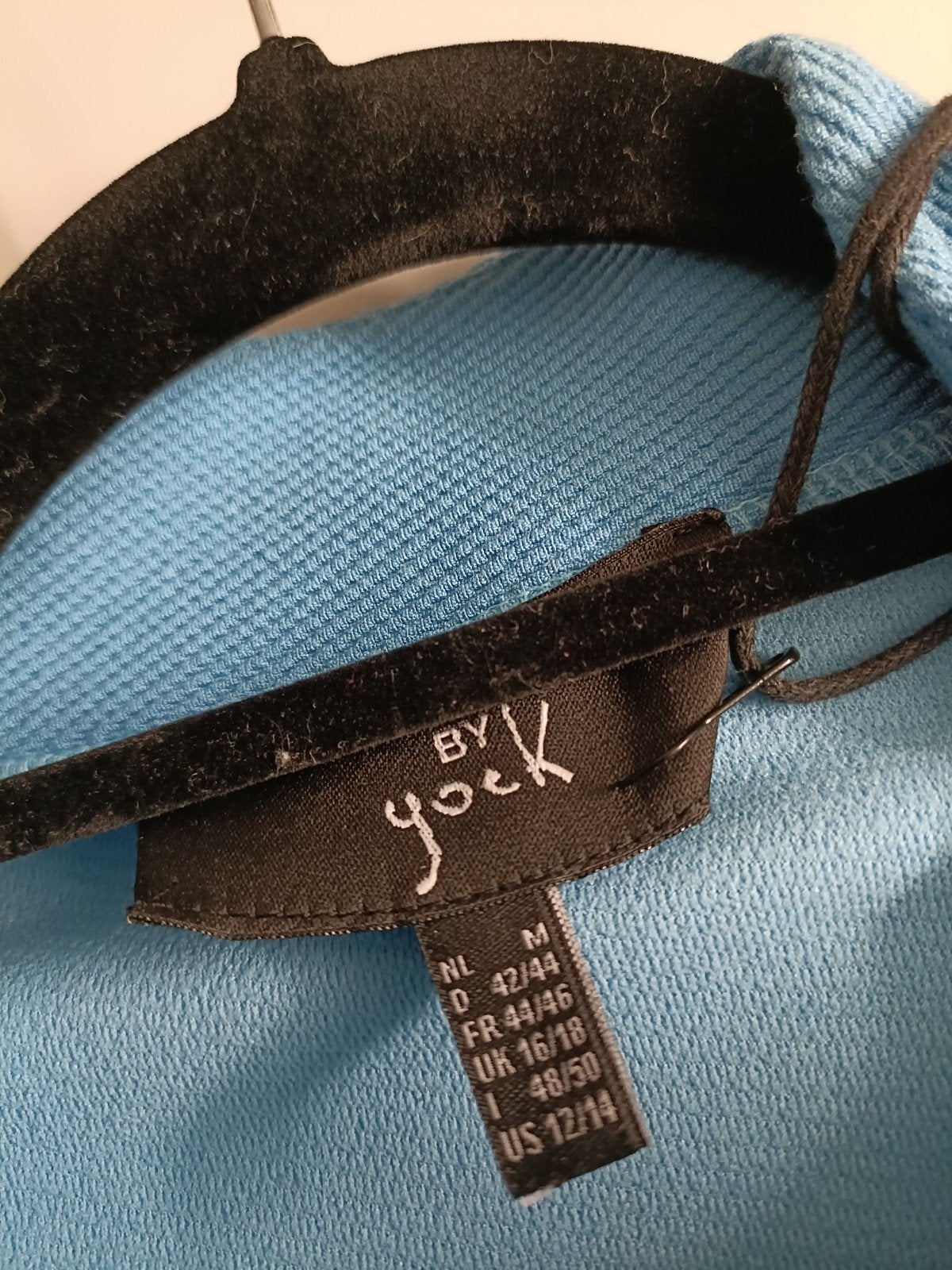 yoek by Loretta jurk  baby blauw maat 44 nieuw, Yoek, Blauw, Maat 42/44 (L), Nieuw