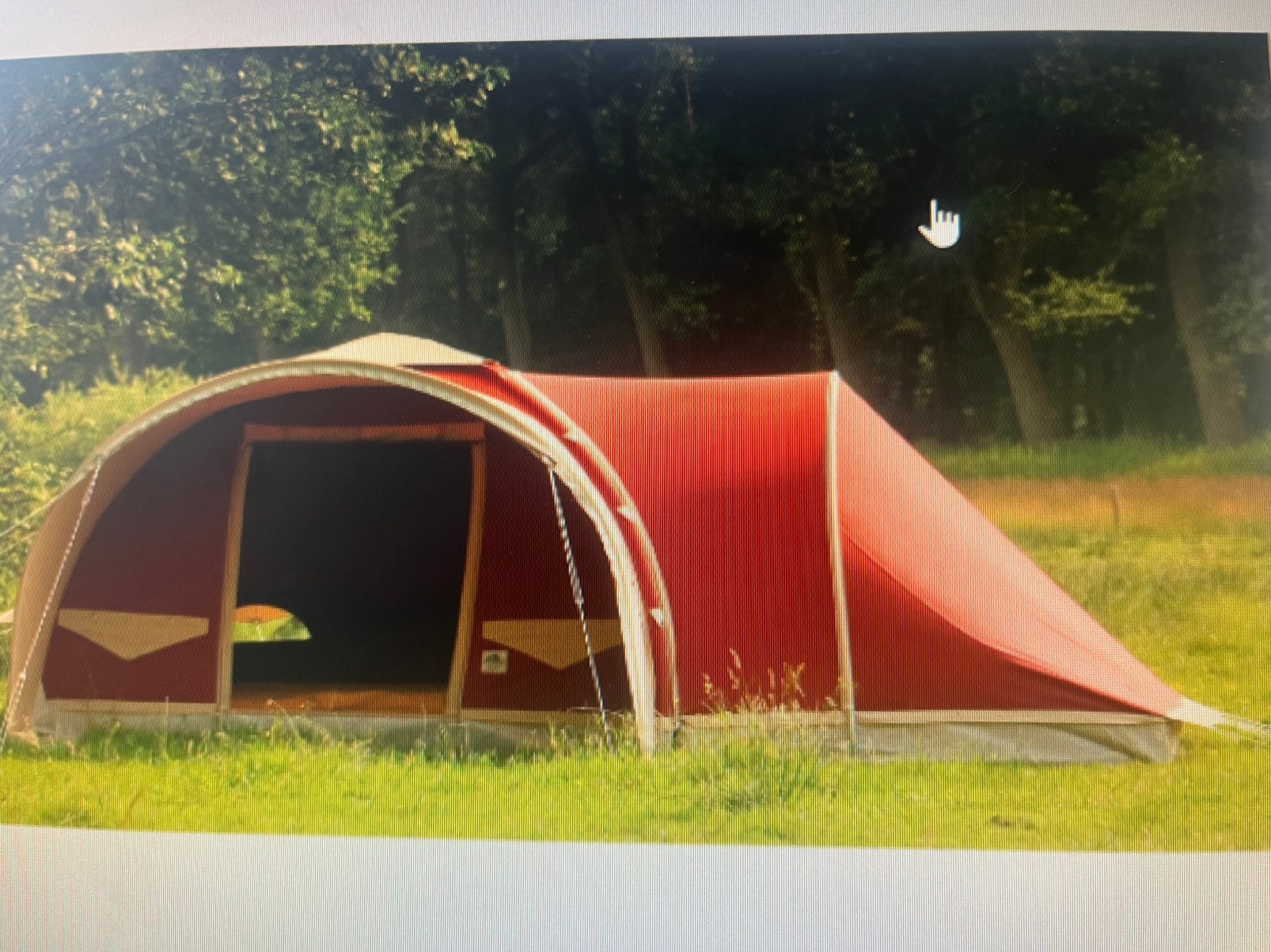 Karsten Comfort 300 helemaal beige, Caravans en Kamperen, Tenten, tot en met 6, Gebruikt, Ophalen
