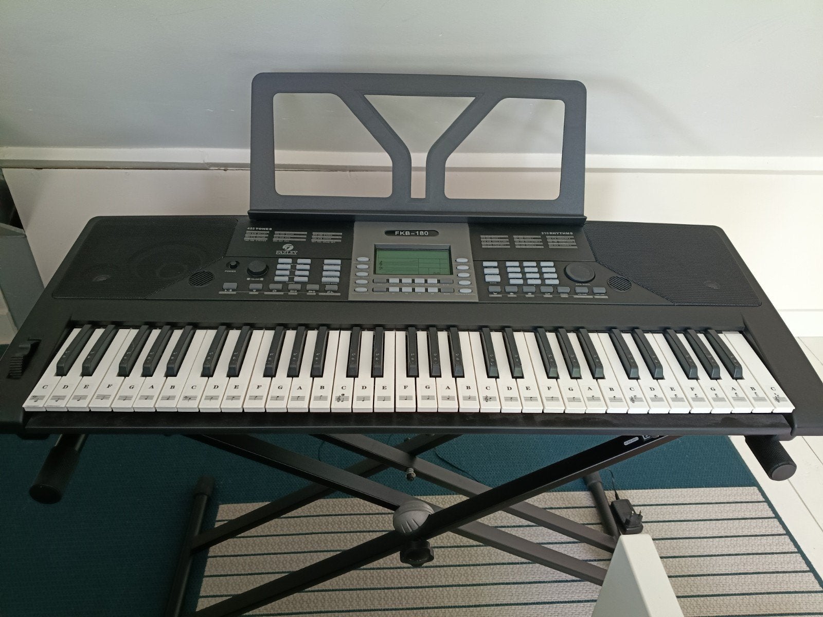 Keyboard Fazley FKB-180, Ophalen, Zo goed als nieuw, 61 toetsen, Overige merken