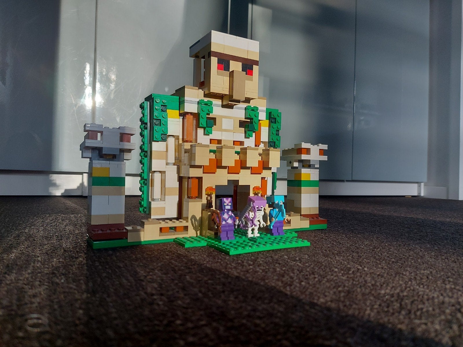 lego minecraft 21250 iron golem fortress, Ophalen, Gebruikt, Minecraft, Lego