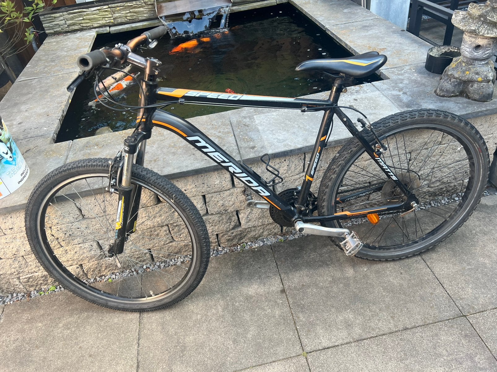 Merida speed matts 40 zwart/oranje, Gebruikt, Vering, Overige maten, Meer dan 20 versnellingen